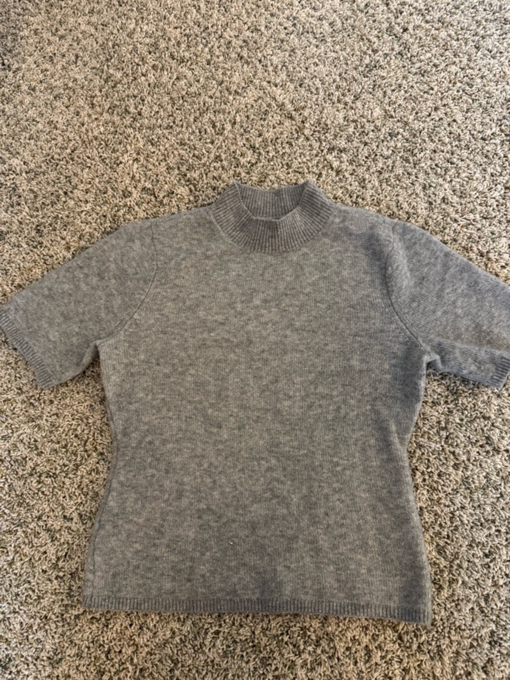 A&F Mock Neck Merino Wool Sweater